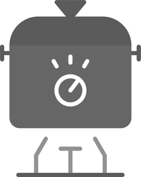 Slow Cooker Vector Icon