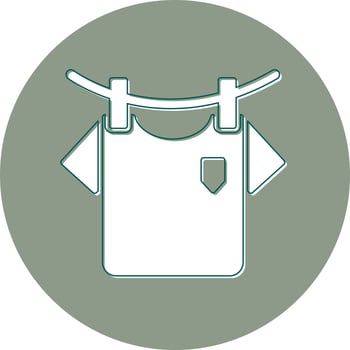 Washing Clothes Vector Icon