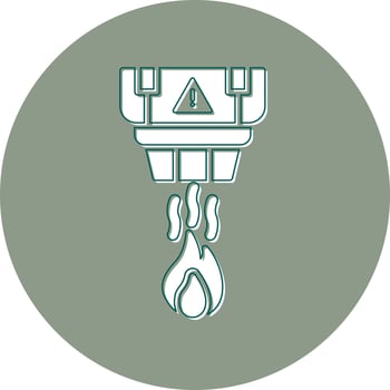 Smoke Detector Vector Icon