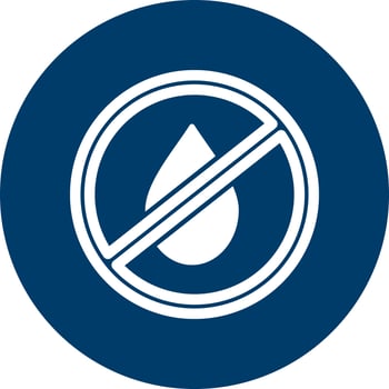No Water Vector Icon