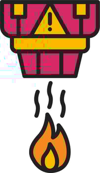 Smoke Detector Vector Icon