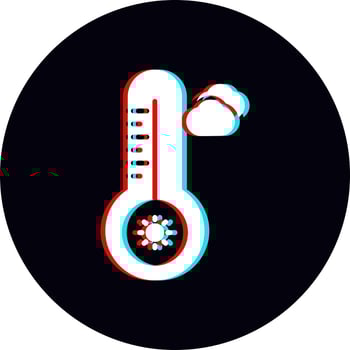 Temperature Hot Vector Icon