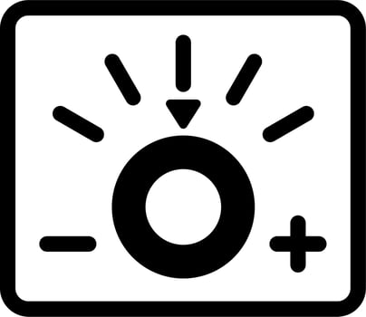 Dimmer Vector Icon