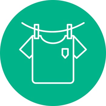 Washing Clothes Vector Icon