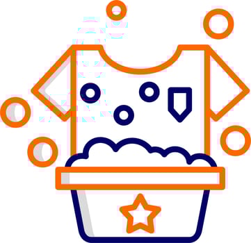 Washing Clothes Vector Icon