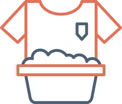 Washing Clothes Vector Icon
