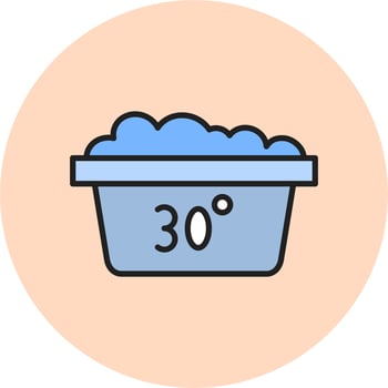 Wash Cold Vector Icon