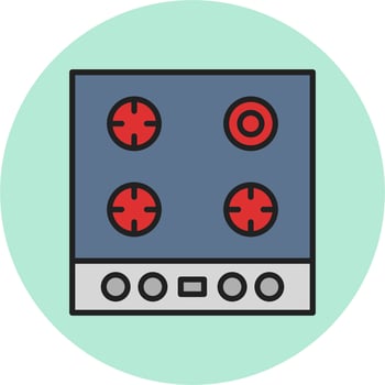 Hob Vector Icon