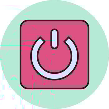 Power Button Vector Icon