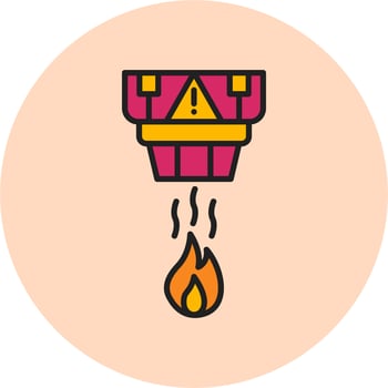 Smoke Detector Vector Icon