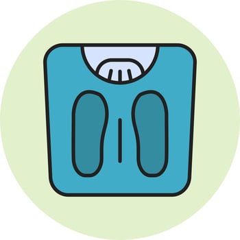 Weighing Scales Vector Icon
