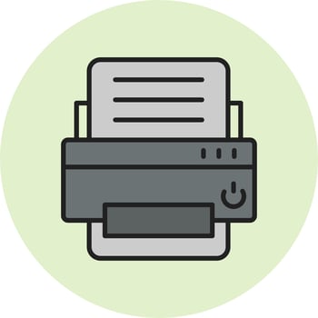 Printer Vector Icon