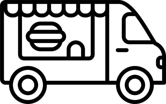 Food Truck Vector Icon