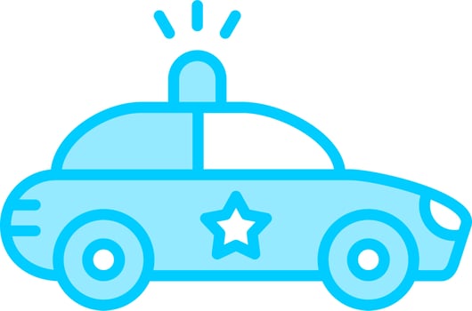 Police Car Vector Icon