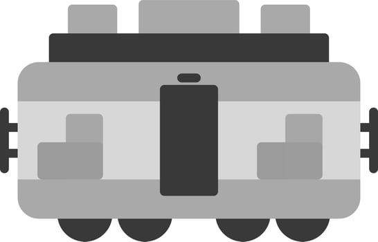 Train Cargo Vector Icon