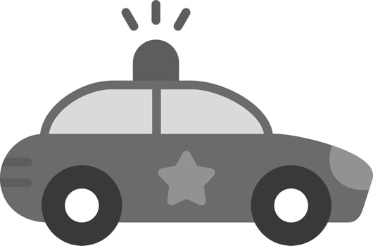 Police Car Vector Icon