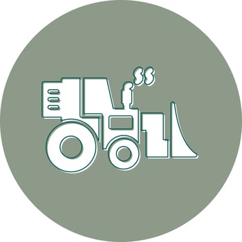 Bulldozer Vector Icon