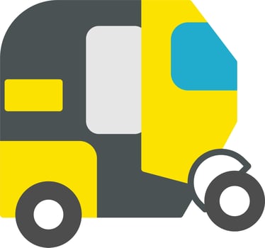 Tuk Tuk Vector Icon