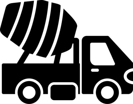 Cement Truck Vector Icon