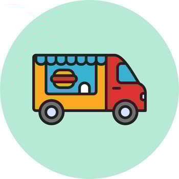 Food Truck Vector Icon
