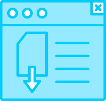 Page Download Vector Icon