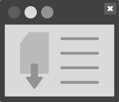 Page Download Vector Icon