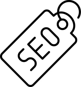 Seo Tag Vector Icon