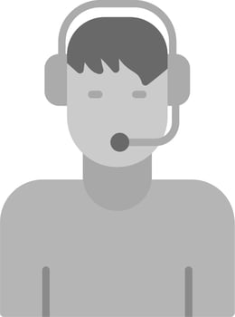 Customer Service Agent Vector Icon