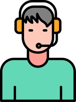 Customer Service Agent Vector Icon