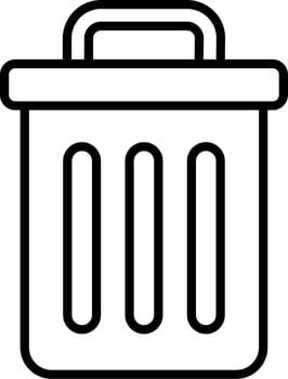 Trash Bin Vector Icon