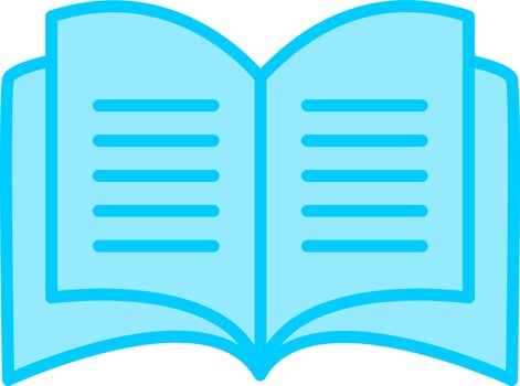 Open Book Vector Icon