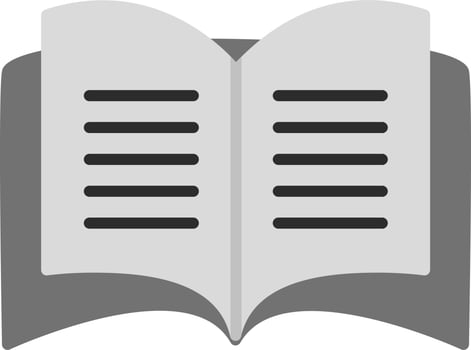 Open Book Vector Icon
