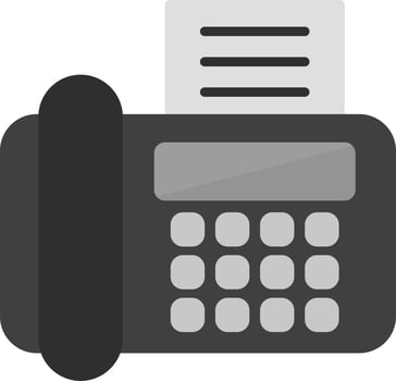 Fax Machine Vector Icon