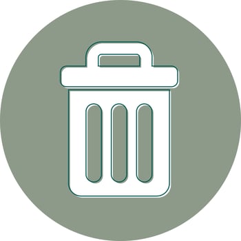 Trash Bin Vector Icon