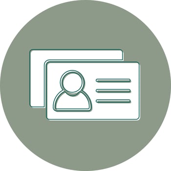 Business Cards Vector Icon