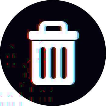 Trash Bin Vector Icon