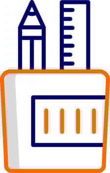 Stationery Mug Vector Icon