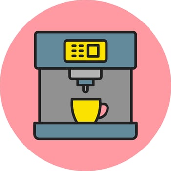 Coffee Machine Vector Icon