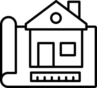 Construction Drawing Vector Icon