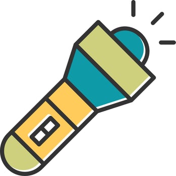 Flashlight Vector Icon