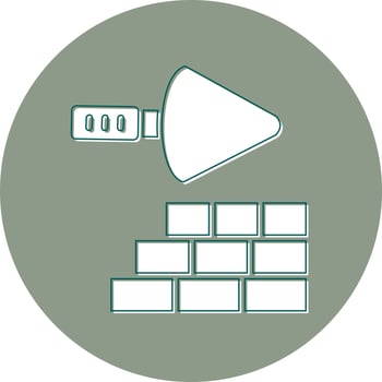 Brick Wall Vector Icon