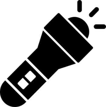 Flashlight Vector Icon