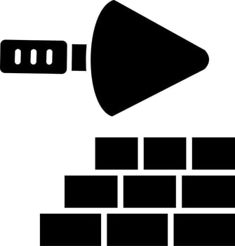 Brick Wall Vector Icon