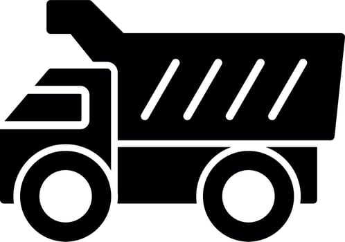 Dumper Truck Vector Icon