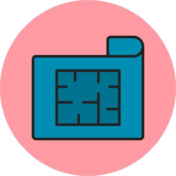 House Plan Vector Icon
