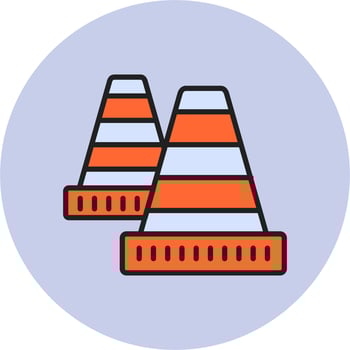 Traffic Cone Vector Icon