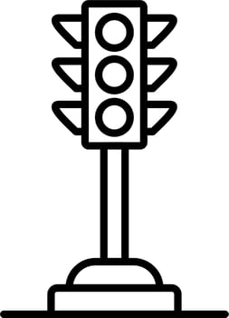Traffic light Vector Icon