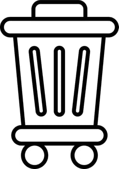 Trash Bin Vector Icon