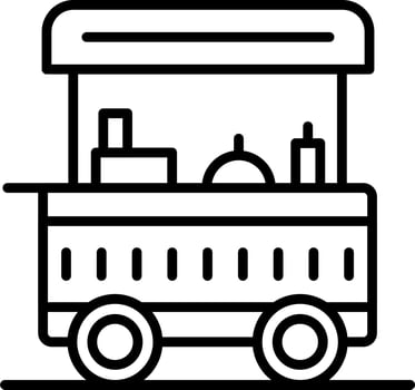 Food Cart Vector Icon