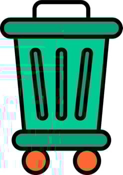 Trash Bin Vector Icon